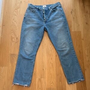 Citizens Of Humanity Vintage Wash Straight Leg Jeans - Blue